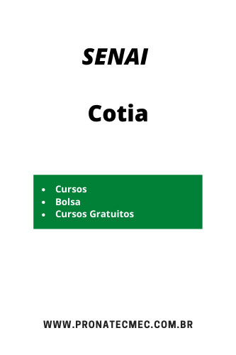 SENAI Cotia 2021