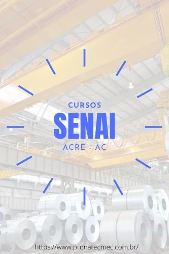 Cursos SENAI AC