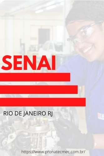 Cursos SENAI RJ 2021