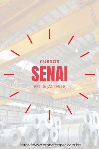 Cursos SENAI RJ 2021