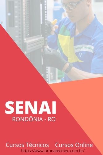 Cursos SENAI RO 2021