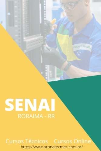 Cursos SENAI RR 2021