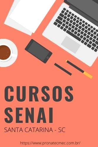 Cursos SENAI SC 2021