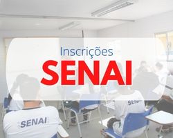 Inscrições SENAI 2023
