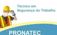 Técnico em Segurança do Trabalho Pronatec 2023